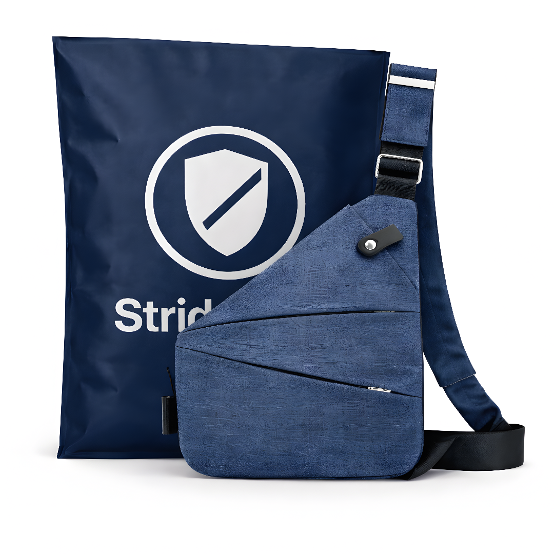 StrideSafe™ Multifunctionele anti-diefstal crossbodytas