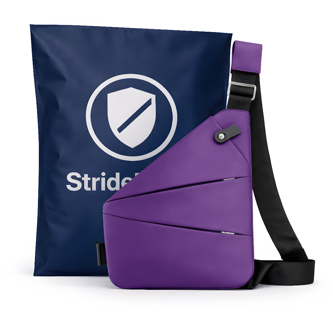 StrideSafe™ Multifunctionele anti-diefstal crossbodytas