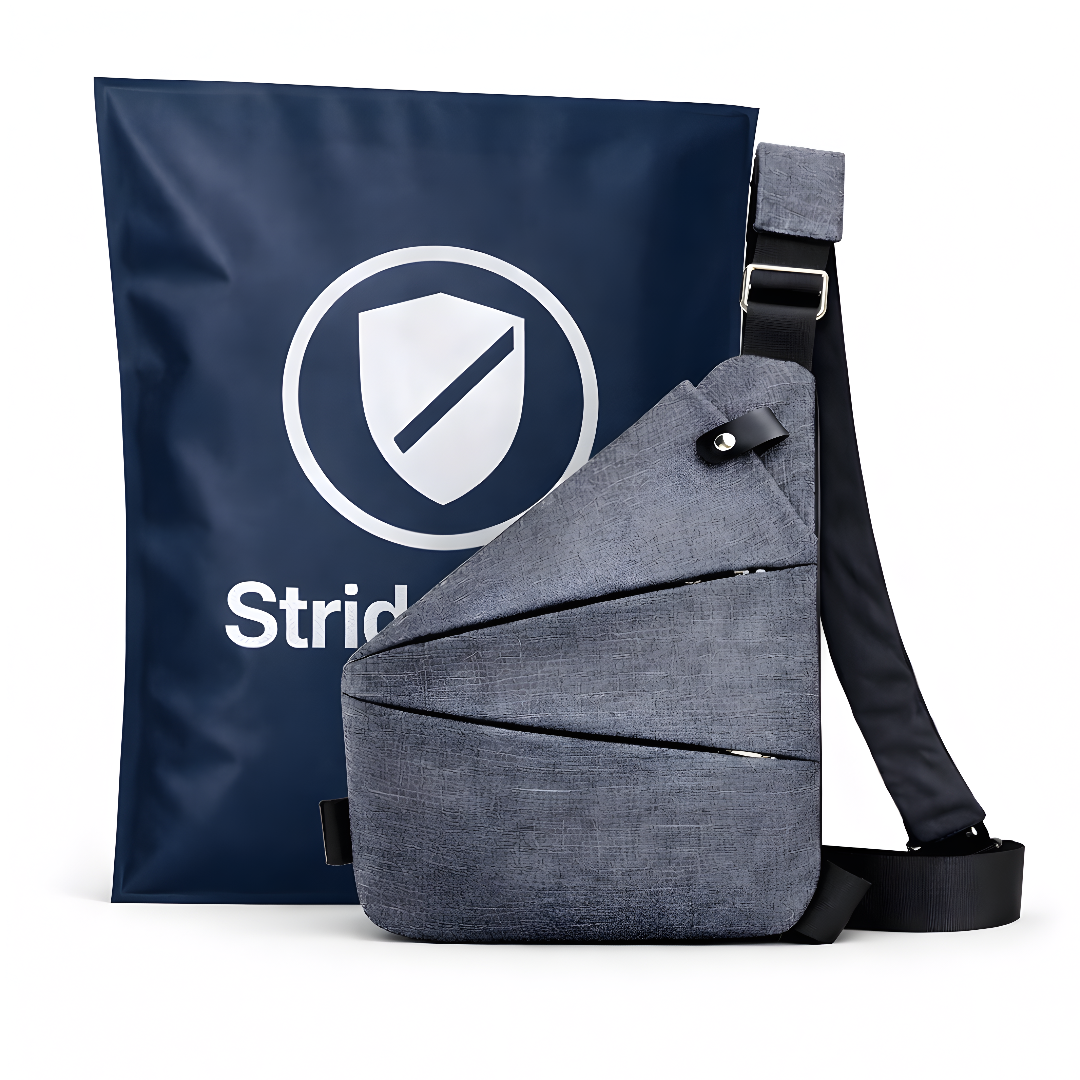 StrideSafe™ Multifunctionele anti-diefstal crossbodytas