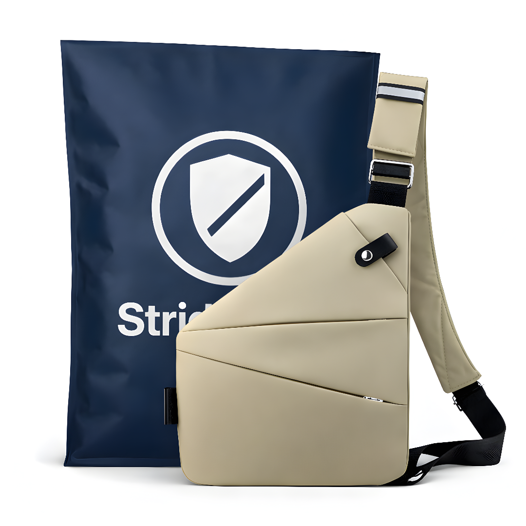 StrideSafe™ Multifunctionele anti-diefstal crossbodytas